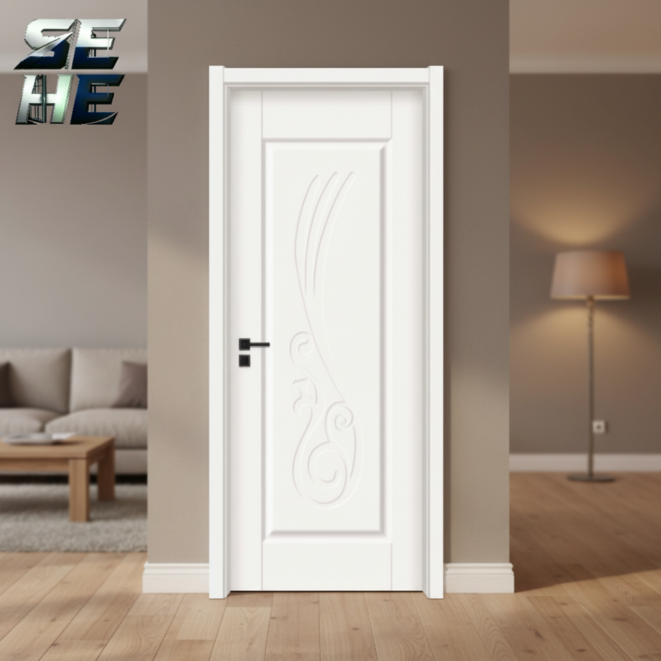 Photo inspiration: Fresh Look at Custom White Primer Moulded Polymer Door Single Door Leaf Mdf