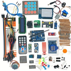 DONGHENG Electronics Complete Robot Kit Learning Starter Kit HC-05 <b>Bluetooth</b> <b>Module</b> Stepper Motor RFID Kit for Arduino uno R3 - Product Image 1