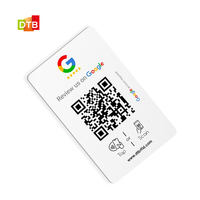 Mode Google A mazon Facebook Yelp Tap PVC LOGO imprimé double face usine personnalisée NFC 213/215/216 1K RFID carte de visite