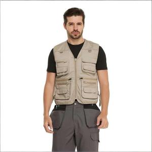 ZX Maßgeschneiderte Mehrzweck-Arbeitsweste mit vielen Taschen für Outdoor, Archäologie, Jagd, Skizzieren, Beobachtung, Angeln, Taktische Cargo-Weste - Product Image 6