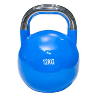 Kettlebell en fonte peint à la main, équipement d'entraînement physique, compétition