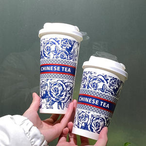 उच्च अंत डबल-पी लेपित पेपर कॉफी कप, कस्टम लोगो सेवा उपलब्ध - Product Image 3