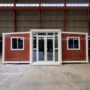20ft di động sống giải pháp đúc sẵn mở rộng container nhà gỗ và bánh sandwich Panel biệt thự ứng dụng - Product Image 6