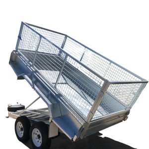 Rimorchio Utilitario 12*6, Rimorchio Cargo con <span class=keywords><strong>Cassone</strong></span> Ribaltabile Zincato - Product Image 3