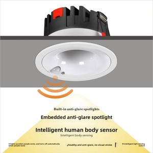 <strong>LED</strong> Indoor <strong>Recessed</strong> Motion <strong>Sensor</strong> Downlights Suitable for Corridors and Passageways - Product Image 5