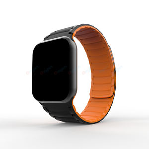 Eraysun hommes pour <span class=keywords><strong>Apple</strong></span> <span class=keywords><strong>Watch</strong></span> série 10 9 8 SE3 Ultra 3/2/1 IWatch 11 Silicone deux couleurs 49mm 44mm <span class=keywords><strong>45mm</strong></span> 46mm bracelets de montre de luxe - Product Image 3