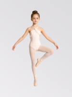 Robe de scène de haute qualité, simple, style A, bleu vista, en spandex, avec justaucorps, costume de danse