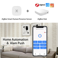 Capteur de mouvement de présence humaine ZigBee WiFi MmWave, détection de luminosité/distance, 5/110/220V, Tuya Smart Life, domotique, CE F778
