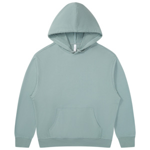 เสื้อฮู้ดสีพื้นแบบเรียบง่าย ยูนิเซ็กส์ ทรงหลวม มีกระเป๋าจิงโจ้ แขนยาว สวมใส่สบาย - Product Image 4