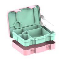 Boîte à lunch bento pour enfants sans BPA personnalisée, option de rentrée des classes OEM/ODM