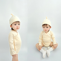 Gran oferta, gorro cómodo para bebé, detalle de lindo producto para chico, gorro de algodón orgánico para bebé