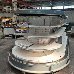 Thương mại đa-boong thẳng đứng mở đồ uống hiển thị Máy làm lạnh trái cây mát Nhà Máy Giá cho siêu thị duy nhất-nhiệt độ phong cách - Product Image 4