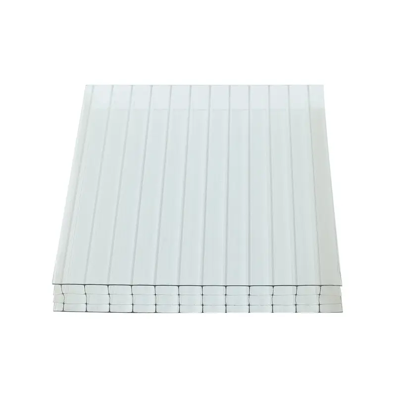 Màu Xanh linh hoạt polycarbonate nhựa Roof Sheets giá mỗi mét vuông màu sắc Hollow PC tấm lợp để bán
