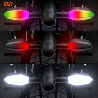 Projecteur de clignotant universel pour moto, lumière LED étanche en plastique RGB, 27 modèles, 12V, lampe de signalisation au sol ambre