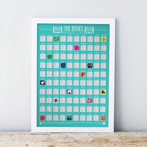 Affiche à gratter A2 « Liste des livres à lire » pour les amateurs de livres, les lecteurs et les étudiants - Product Image 5