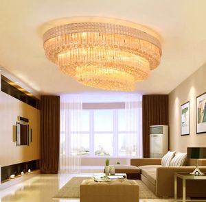Zeal Lighting High Quality <b>Modern</b> Crystal Chandelier Nordic High <b>Ceiling</b> Pendant Lamp with <b>LED</b> <b>Light</b> Source Stainless Steel Base - Product Image 3