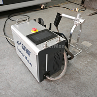 Nettoyeur laser à fibre pulsée refroidi par air LaserMen 300C 300W 500W pour l'élimination de la rouille, de l'huile et de la peinture sur acier, aluminium et moules