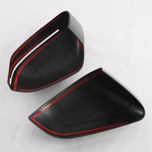 Coque de rétroviseur noir brillant pour Série 5 X3, couleur carbone, coque de rétroviseur latéral pour - Product Image 5