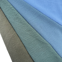 CEY Airflow vente en gros crêpe Cey 180D tissu teint uni nouveau produit tissus textiles froissés tissés pour femmes ensemble de robes abaya