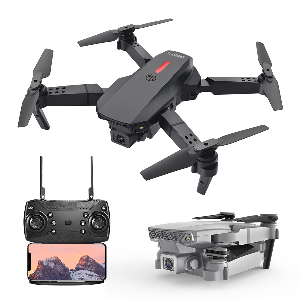 2021 Amazon hotsale quadcopter drone with HD camera remote control aircraft drone WiFi mini P1 E58 drones
