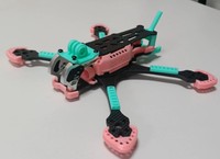 Nouveau cadre de drone FPV en fibre de carbone LaunchFPV Mark5 de 5 pouces, charge utile 1 kg, conception de course