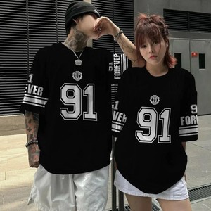 Camiseta de Fútbol Americano para Hombre, Impresión Digital, Cuello Redondo, Corte Holgado, Transpirable, Manga Corta, Ropa Deportiva para Todas las Temporadas - Product Image 3