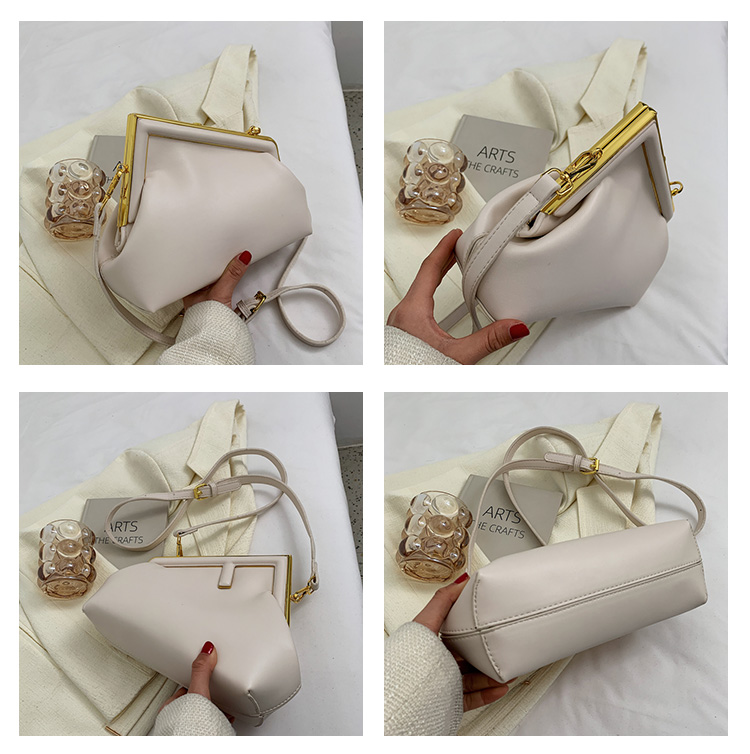 2022new silk scarf platinum bag fashion one-shoulder handbag messenger female bag