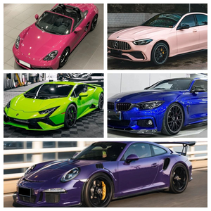 SAKUTA TPU couleur PPF violet 7.5 Mil auto-cicatrisant Anti-jaunissement clair PPF haut TPU <span class=keywords><strong>Film</strong></span> de Protection de peinture pour toutes les voitures - Product Image 3