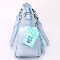 Porte-clés en chocolat personnalisé, design sur mesure, breloque sac en forme de fausse nourriture Kawaii, pendentif mignon pour sac à dos, cadeau pour elle, cadeau de fête, en gros