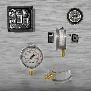 Manômetro Radial Semi-Aço Inoxidável AKS Y-63 DN65 63mm 2.5 polegadas com Faixa de 0.1~100Mpa - Product Image 2