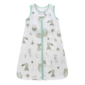 Sacco Nanna per Neonati 100% Cotone Mussola con Cerniera Bidirezionale Leggero per Bambini 0-6 Mesi - Product Image 3