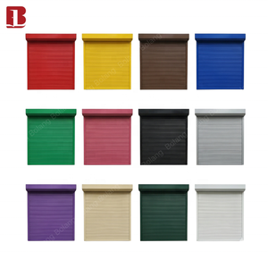 Porte et fenêtre à enroulement isolées en aluminium Bolang, anti-effraction, couleur personnalisée, télécommande, pour entrepôt et appartement - Product Image 1