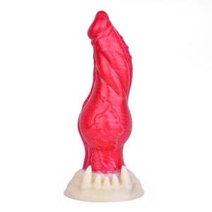 Fantasy Animal Dog Penis Woman Realistic Soft <b>Dildo</b> Sex Toy Comfortable Anal Plug Silicone Massage Sexy with Strong Suction Cup - Product Image 3