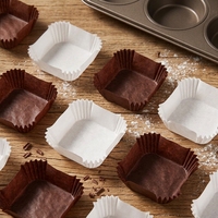 Gobelets en papier jetables de qualité alimentaire pour cupcakes, muffins, gâteaux et pâtisseries