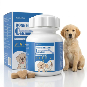 Complément alimentaire en calcium <span class=keywords><strong>pour</strong></span> animaux de compagnie Waylemo, calcium <span class=keywords><strong>pour</strong></span> chiens et chats, santé des os, vitamines avec <span class=keywords><strong>vitamine</strong></span> D3 et C, soutien à la <span class=keywords><strong>croissance</strong></span>, 120 g - Product Image 1
