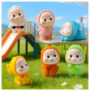 Juguetes en miniatura para niños, personas pequeñas 2026, bonitas muñecas de boda de dibujos animados, figurita para hombre y niño, pequeñas artesanías de resina para bebés y niños - Product Image 4