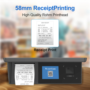 MHT-D2 All In One Point Of Sale mesin kasir Android Touch Screen Tablet Terminal Pos sistem Pos untuk toko pakaian - Product Image 3