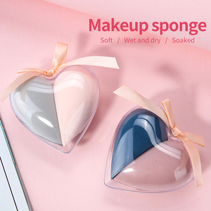 Oferta Especial 2 en 1 Esponja de Maquillaje Lavable en Forma de Corazón Sin Látex A80178, Borla de Maquillaje de Polvo Marshmallow con Logotipo Personalizado - Product Image 6