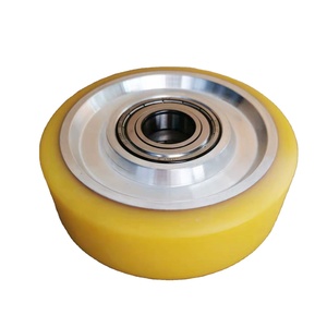 Roda Bawah/Samping Trek Roller Coaster Berbahan Paduan Aluminium 6061 150x50 mm Berkinerja Tinggi dan Tahan Lama dengan Polyurethane - Product Image 1