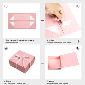 Wholesale Recyclable <b>Large</b> Square Heaven Earth Cover <b>Gift</b> <b>Box</b> Corrugated Board Sponge Lining Matt Lamination Embossing Stamping - Product Image 3