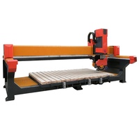 Máquina de Corte CNC de 4 Ejes de Fácil Operación para Encimeras, Tallado de Piedra, Fabricación de Azulejos y Corte de Cerámica