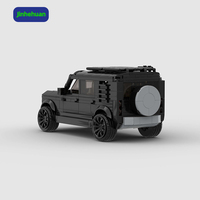 Jouets de construction écologiques en ABS, mini-modèles de voitures, voitures en plastique pour enfants, petites voitures SUV en briques pour garçons, ensembles de blocs de construction