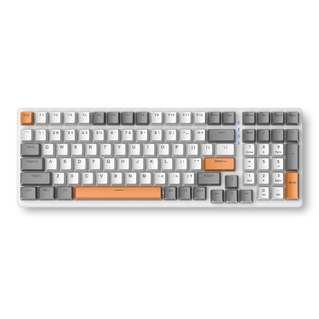 K3 100 Keys RGB Gaming Mechanical Keyboard for Gamer Hot-swap NKRO Type-C Wired Full Size Personalized Keycap