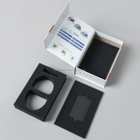 Boîte en papier de luxe imprimée UV pour emballage et livraison de laboratoire dentaire, pour modèles de prothèses et cartes de garantie