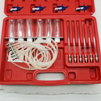 Kit de Test de débit d'injecteur de pièces d'excavatrice de haute qualité avec 18 adaptateurs outil de véhicule de testeur d'adaptateur de rampe commune