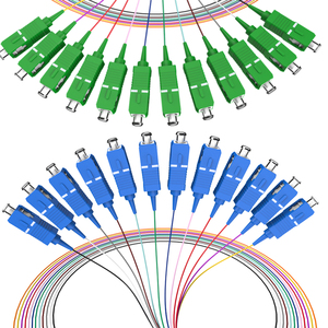 High-Speed Data Transmission G657A1 Single Mode Fiber Core 12Pcs Fibers in one Package SC UPC APC Pigtails for Fiber Splicing - Product Image 1
