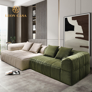 Venta caliente <span class=keywords><strong>barato</strong></span> gris moderno hogar seccional esquina gris tela sofá seccional sala de estar sofá - Product Image 3