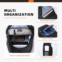 Bolso bandolera con bloqueo RFID NFC para celular, mochila cruzada, bolso de hombro, mochila de viaje, senderismo, para mujeres y hombres