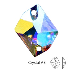 OLeeya En gros Pierres à coudre en résine forme cosmique, Cristaux à coudre, Pierres à dos plat, Strass à coudre pour accessoires vestimentaires - Product Image 4
