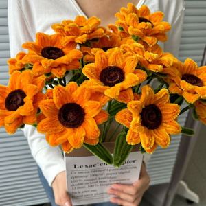 Girasoles Hechos a Mano al por Mayor, Regalos para el Día de la Madre, Manualidades con Limpiapipas, Regalos para el Día del Maestro - Product Image 3